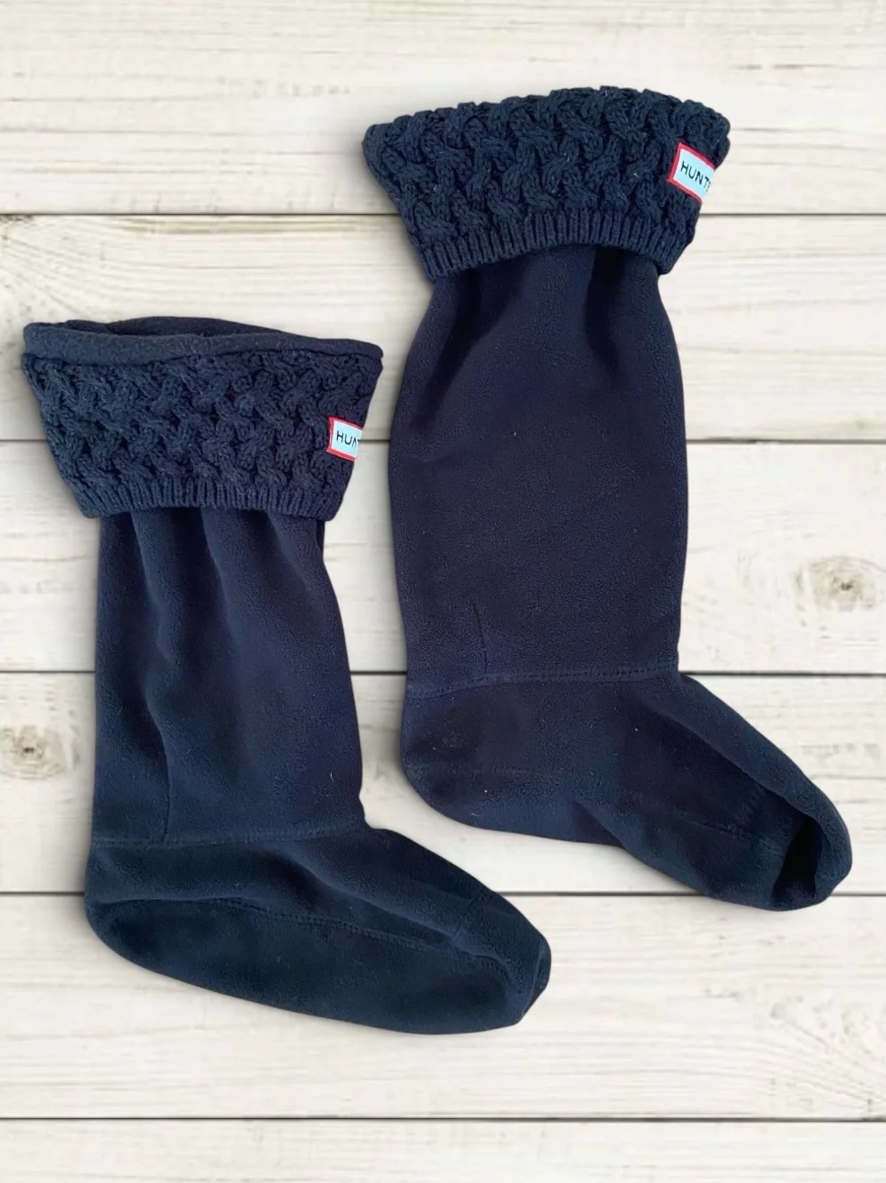 Hunter Cable Knit Boot Socks
